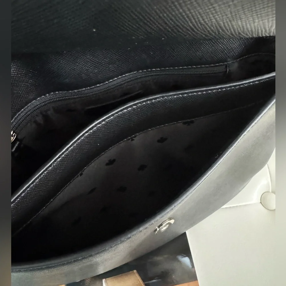 kate spade Black Leather Shoulder Bag with Gold Hardware - Picture 10 of 14
